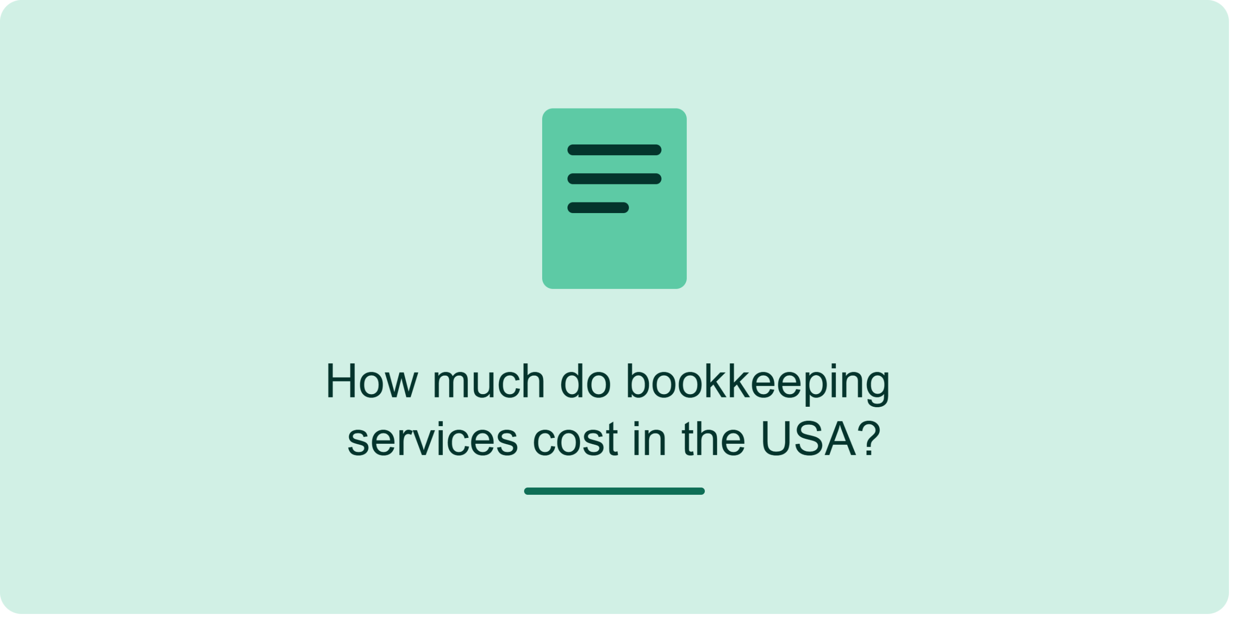 How Much Do Bookkeeping Services Cost in the USA?